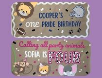 Bubble Brush Signs: Custom Banner
